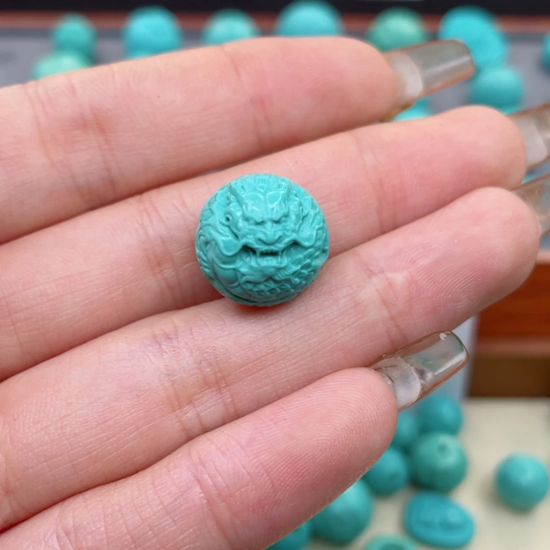 【闪购商品】绿松石龙珠未镶嵌?*?