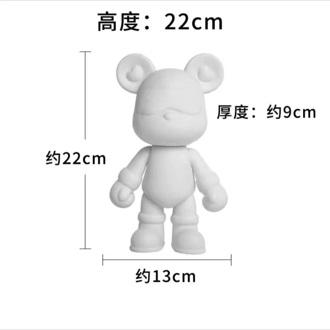 成品22cm流体熊酷酷熊网红手工潮玩储蓄罐创意送礼