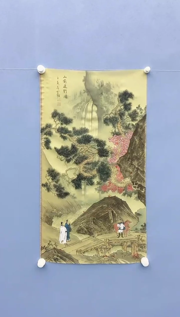 【闪购商品】绘画雪林/三尺人物/无框/X16