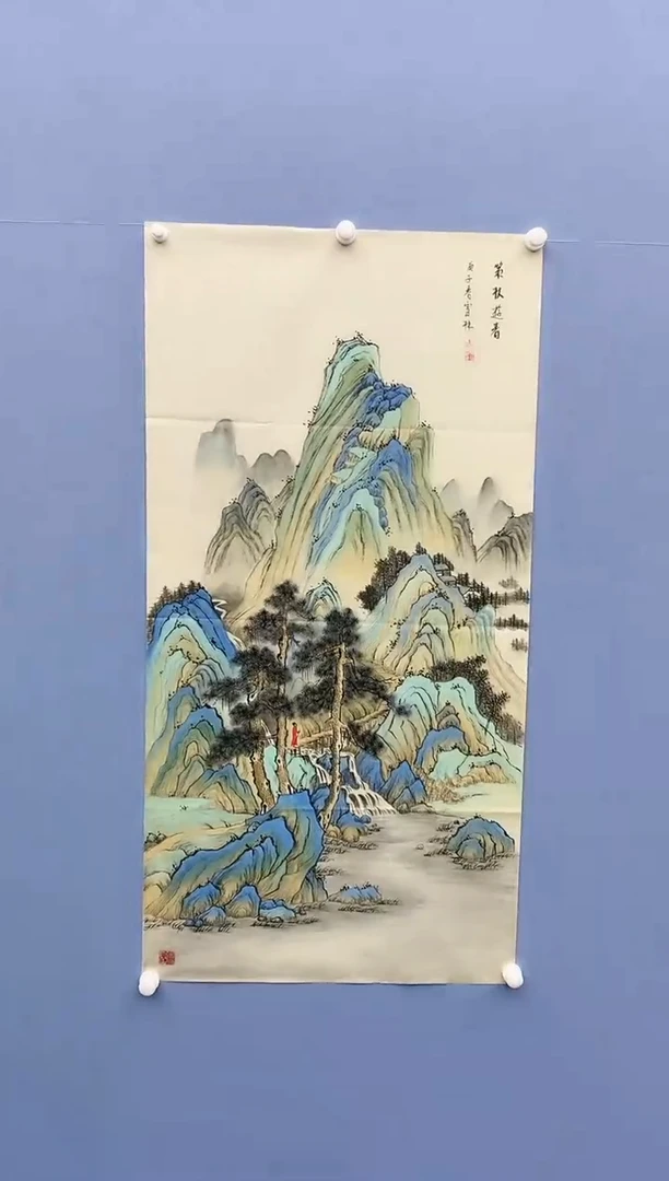 【闪购商品】绘画雪林/四尺山水/无框/X65