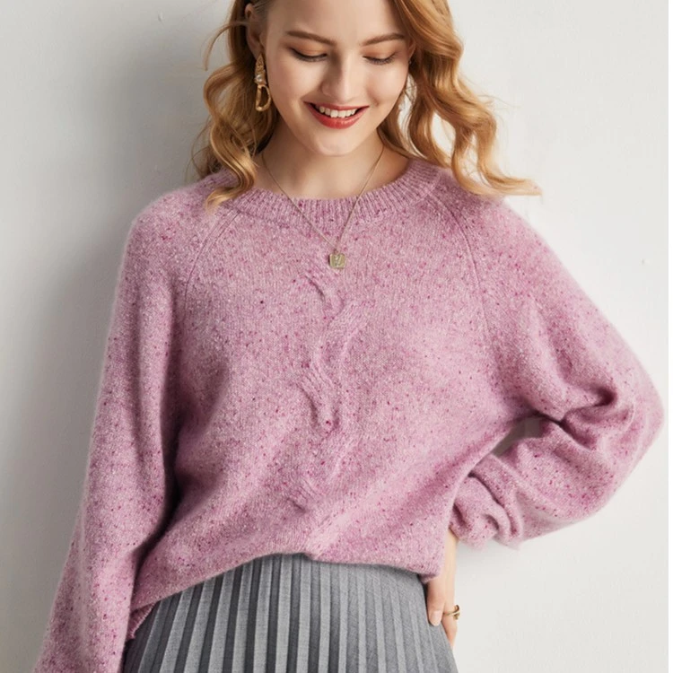 PALUOPO/帕罗山羊绒温柔绵软质地宽松羊绒衫女ET20058R-A