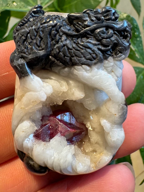 天然辰砂贵州万山原产地朱砂原矿晶体吊坠（直播专改链接）