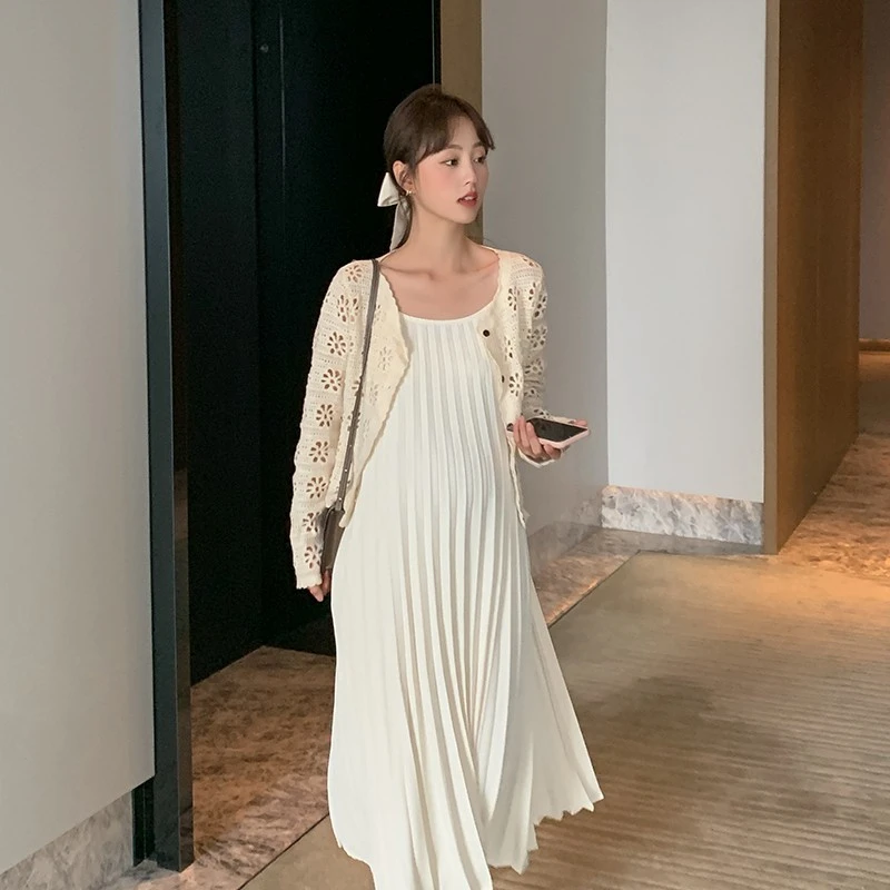 花开半夏~小众甜系吊带裙中长款夏季显瘦连衣裙辣妈