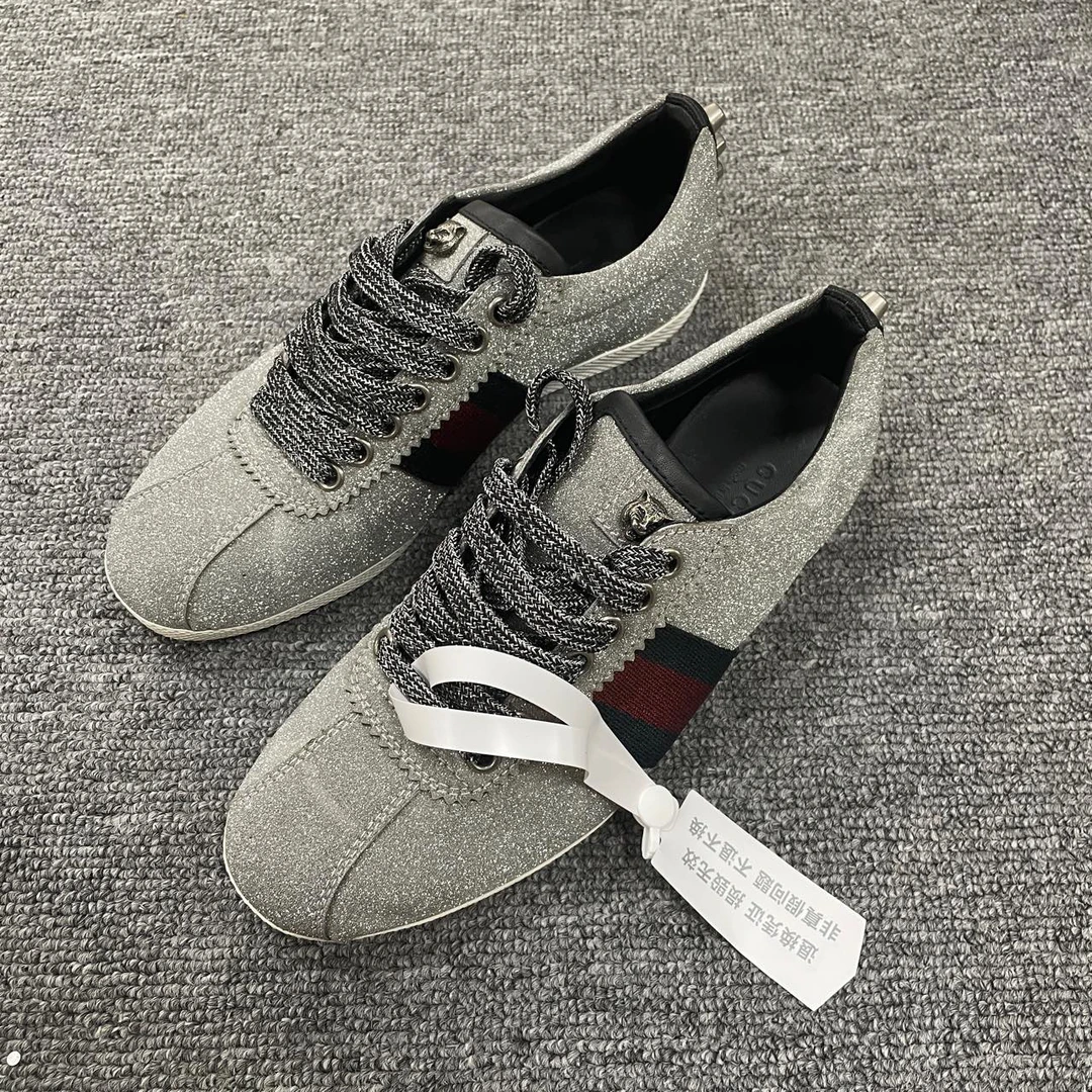 GUCCI/古驰 系带圆头时尚板鞋  35.5码/2052
