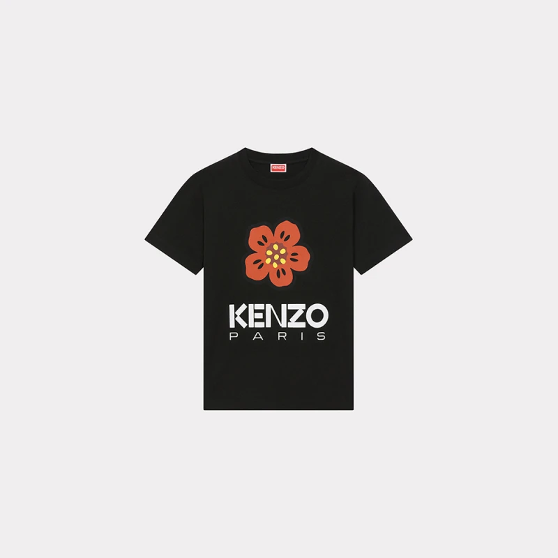 KENZO 新品女士BOKE系列花朵休闲时尚T恤
