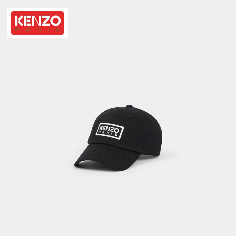KENZO 新品字母LOGO时尚休闲棒球帽 黑色蓝色