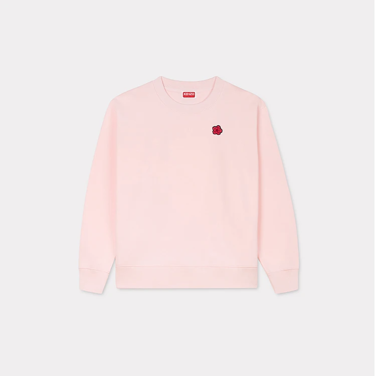 KENZO 女士BOKE海棠花系列经典版型休闲圆领卫衣