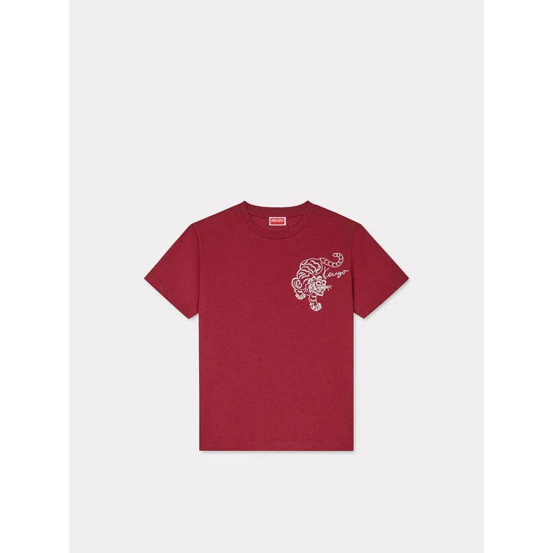 【新品首降】KENZO 女款老虎图案宽松版型简约时尚T恤