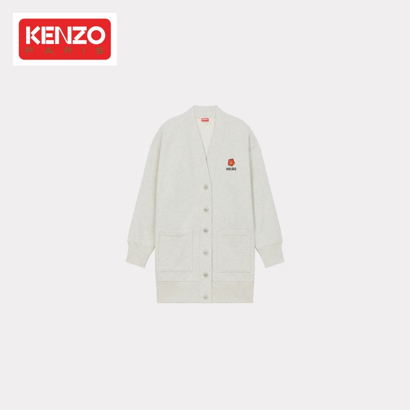 KENZO秋冬新品男女同款BOKE花朵休闲时尚长袖连衣裙