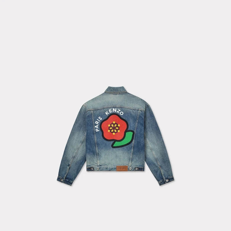 KENZO 25春夏新品POP BOKE 波普海棠花 男士短款外套