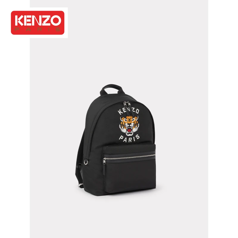 KENZO 24春夏新品老虎图案休闲双肩背包轻便时尚卡通大学生背包