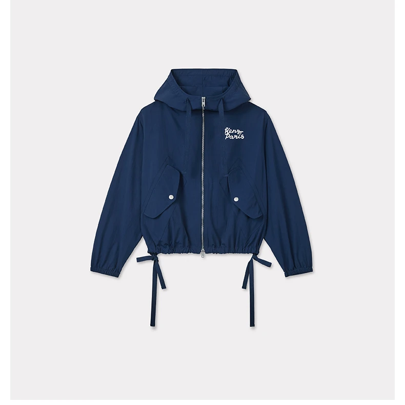 KENZO24新品早秋新品女士爱心图案休闲时尚夹克拉链外套