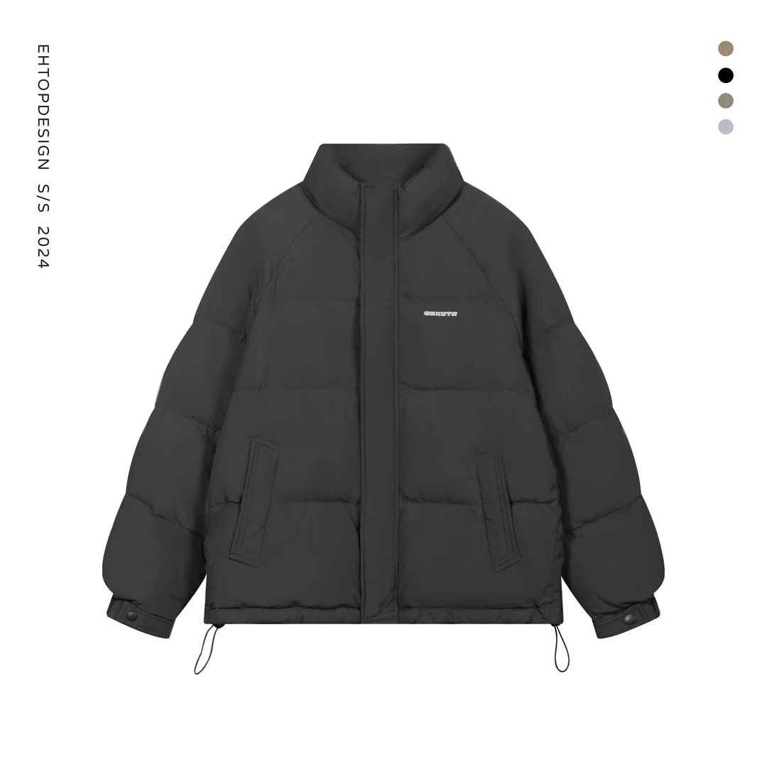 【唐sir专属】冬季新款90白鸭绒立领保暖百搭男女同款羽绒服25233