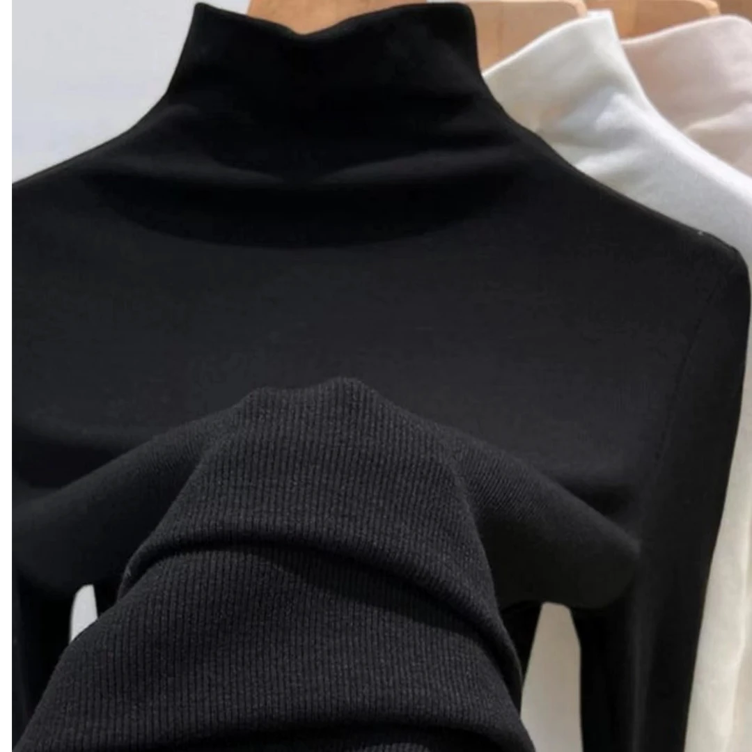 【中领打底】针织长袖打底衫