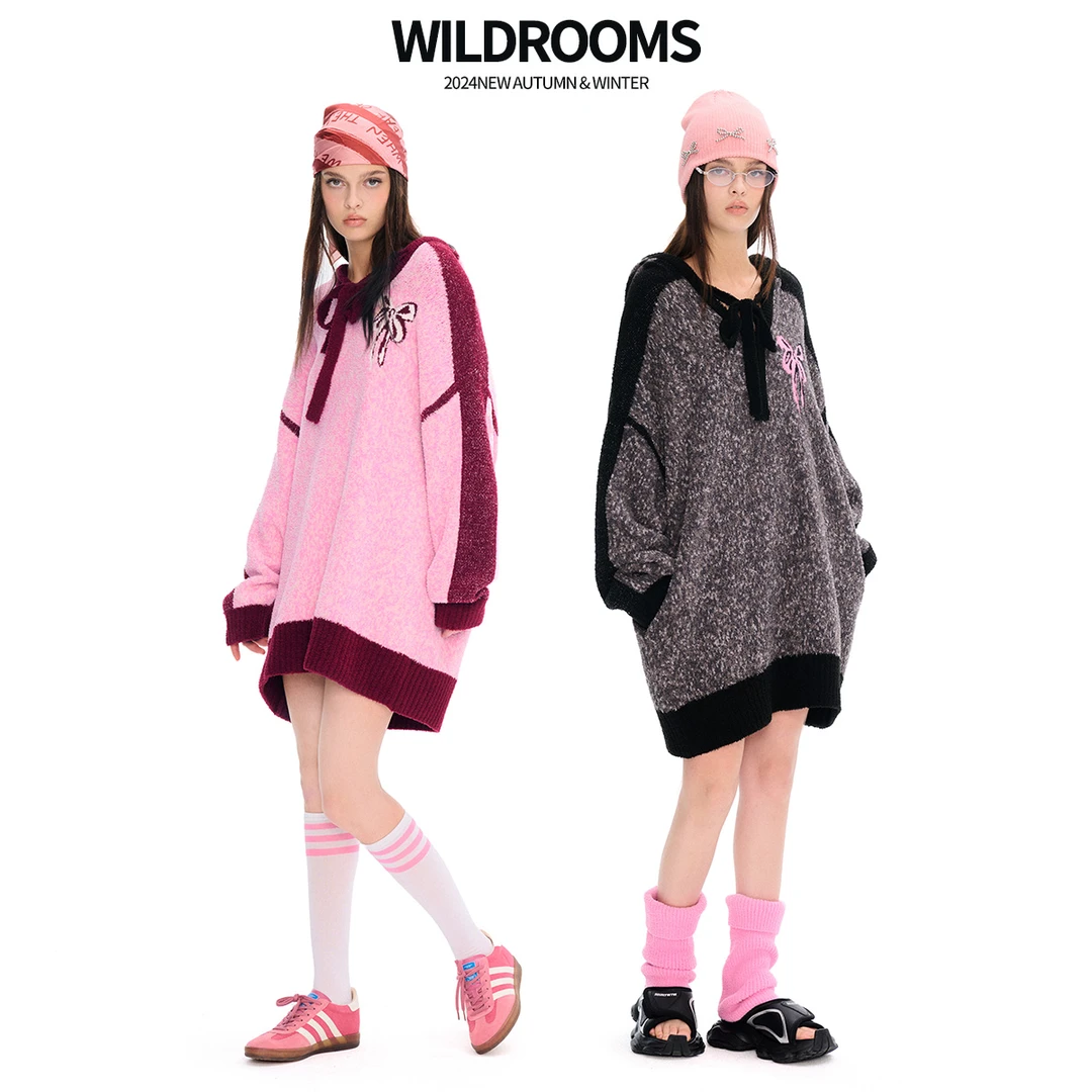 WildRooms卫衣裙欧若风春设计师款时尚休闲宽松舒适百搭长袖设