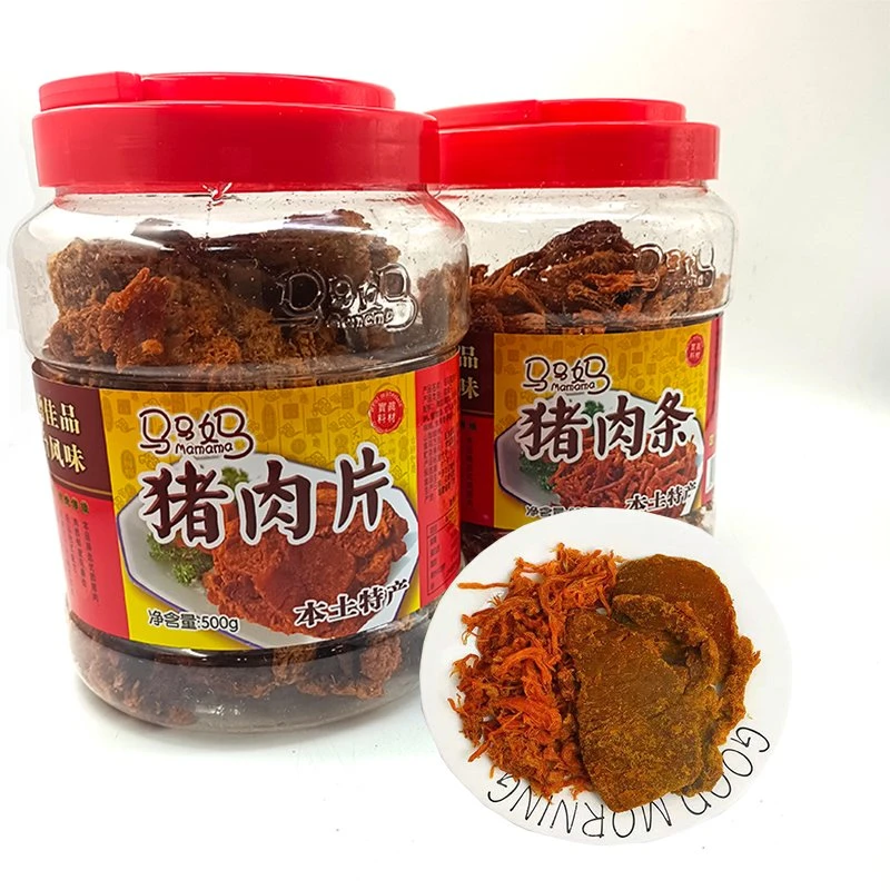 马马妈猪肉片猪肉条罐装福建特产即食熟食肉脯网红肉干休闲零食品