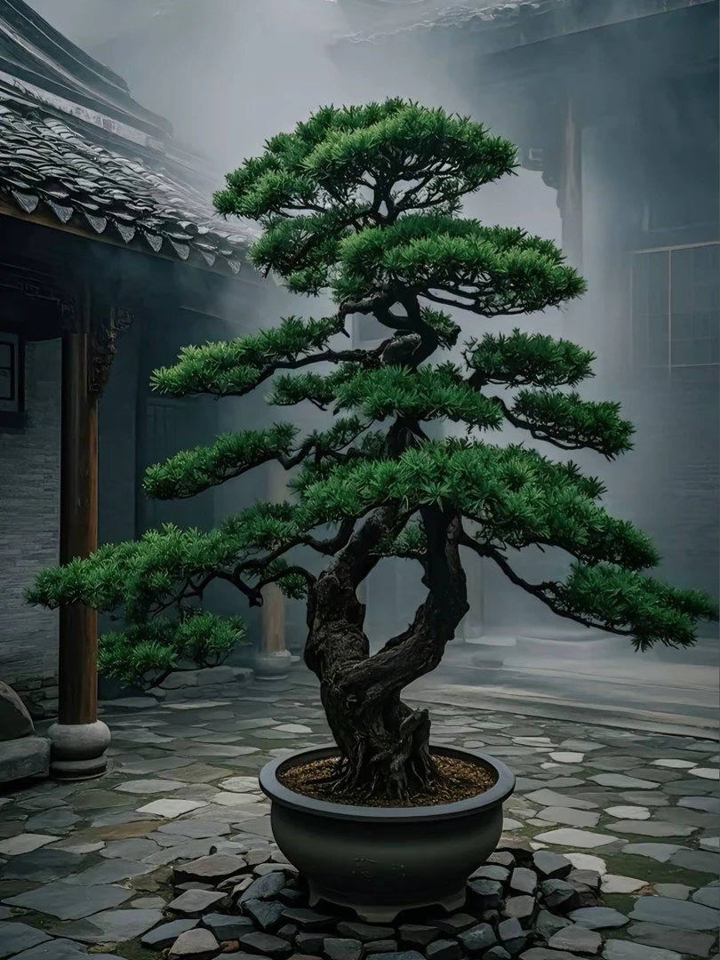 罗汉松盆景【一物一拍】室内外绿植四季常青耐寒艺术造型