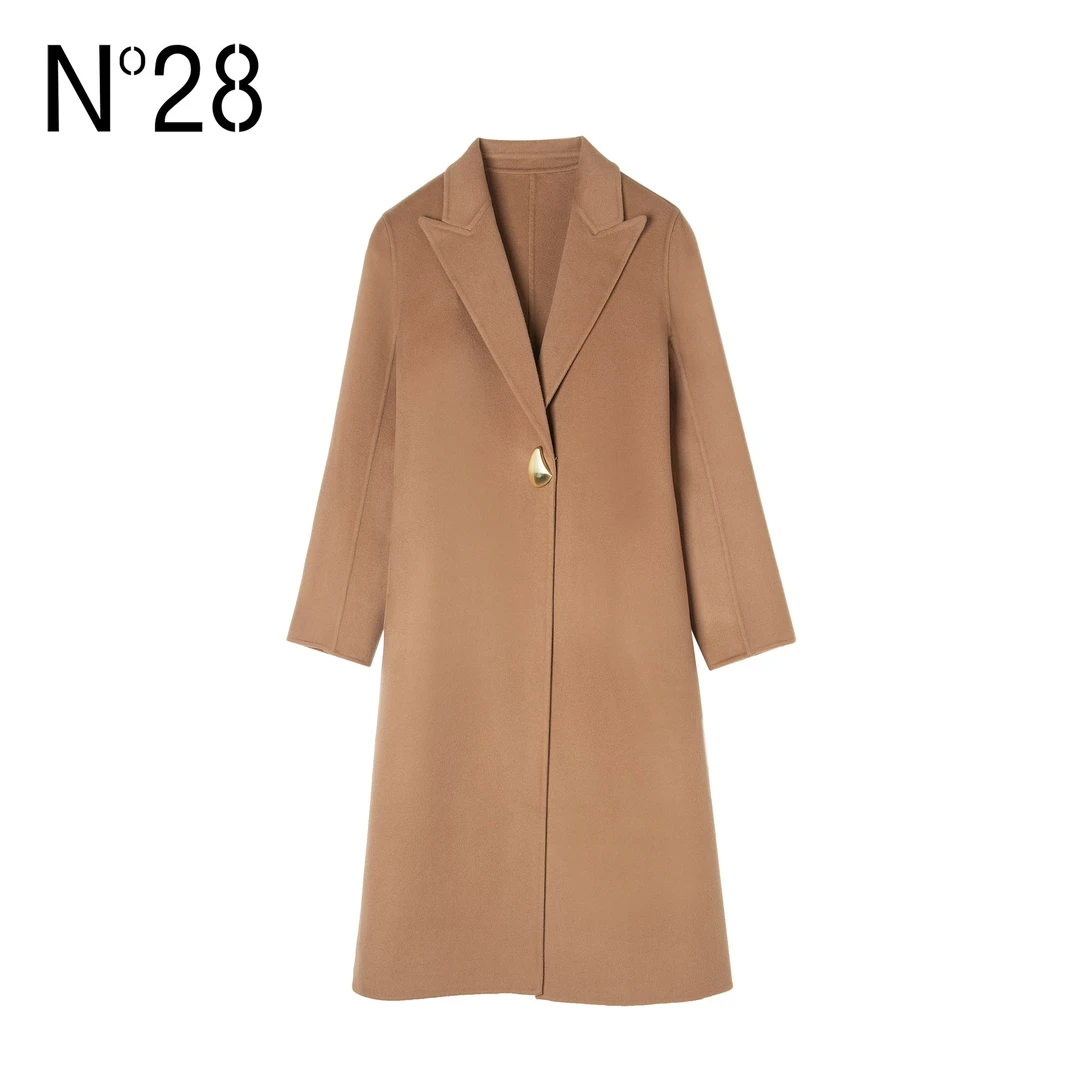 【小小莎】N°28 传承系列气质时尚中长款20年匠心手缝大衣8251D028