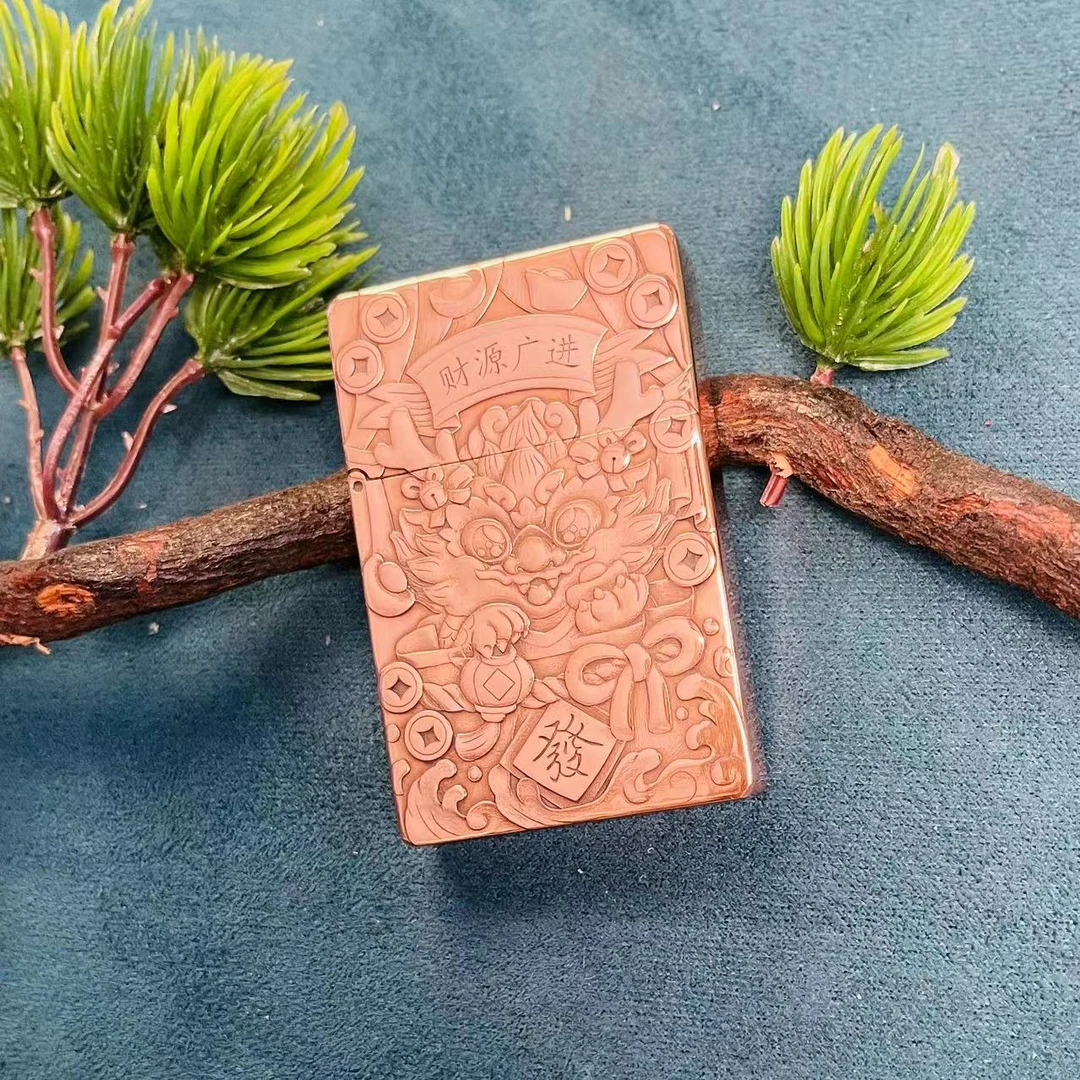 帕伽尼  紫铜  小龙人  3500  打火机