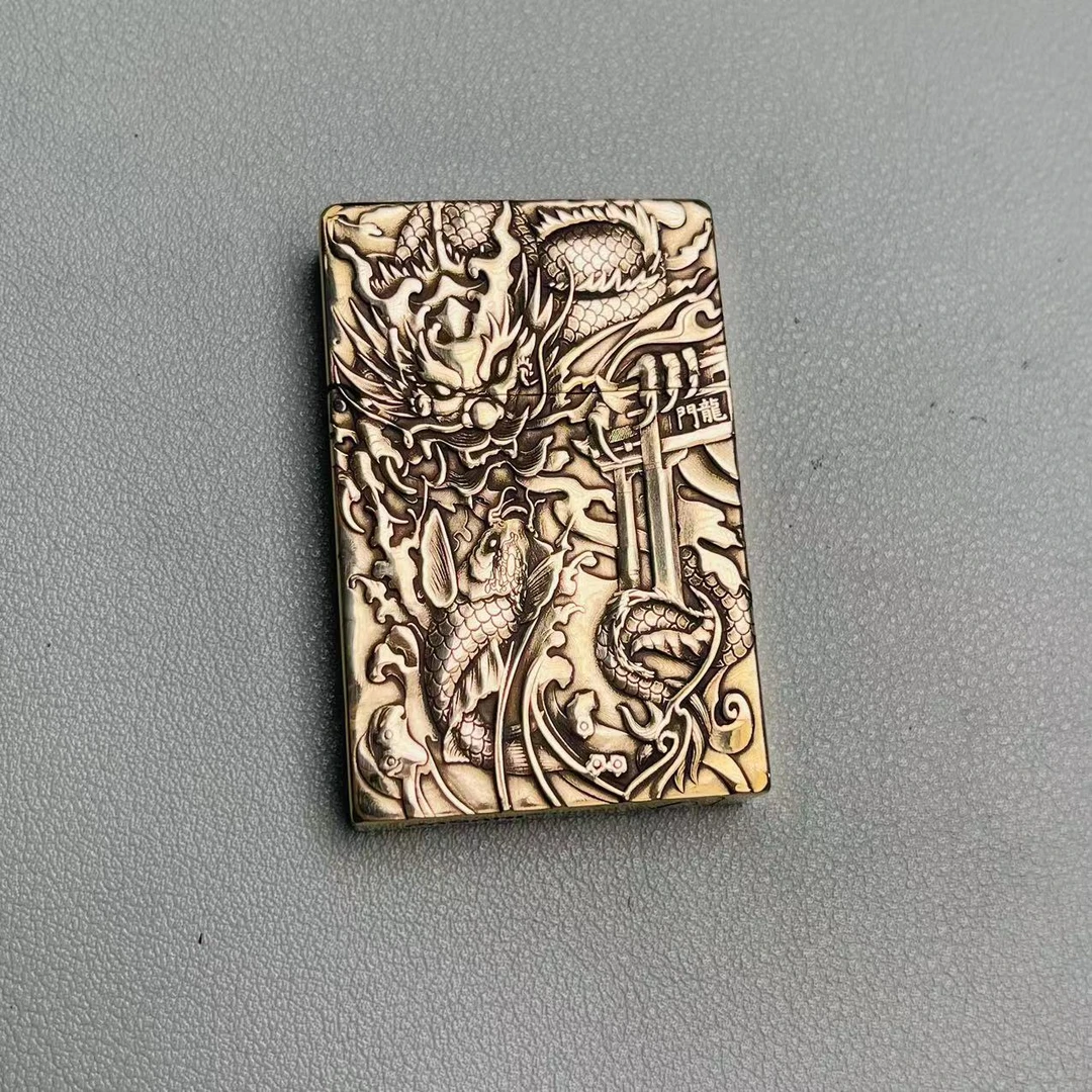 帕伽尼  黄铜  鱼跃龙门  3500  打火机