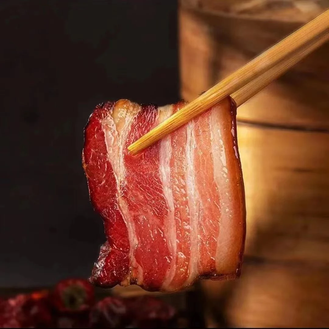 【五花腊肉】北川正宗川味柴火冷烟慢熏五花肉精品腊五花烟熏五花肉