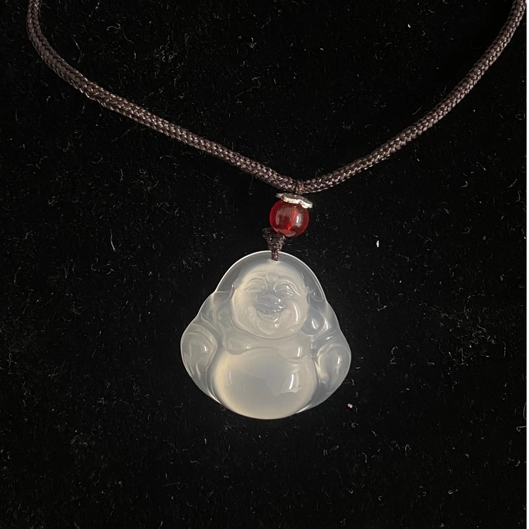 【琢了个镯】玛瑙玉髓—-佛公吊坠