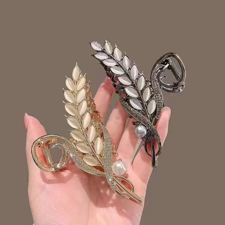 【精至时尚好礼】25新款叶子发夹后脑勺抓夹大号优雅气质女发饰时尚