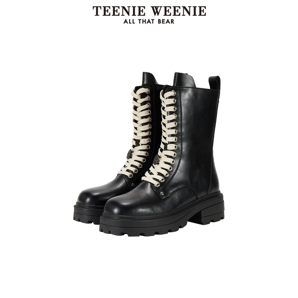 TeenieWeenie小熊穿搭新款时尚马丁靴女鞋TTAP22FV12D机车