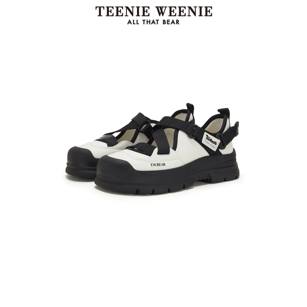 TeenieWeenie新款轻户外运动风玛丽珍鞋板鞋时尚女TTAP24S306D