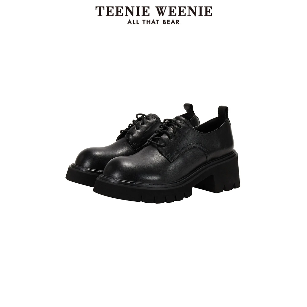 Teenie Weenie女2023春夏新款女鞋英伦风休闲鞋乐福鞋TTAP23S112D