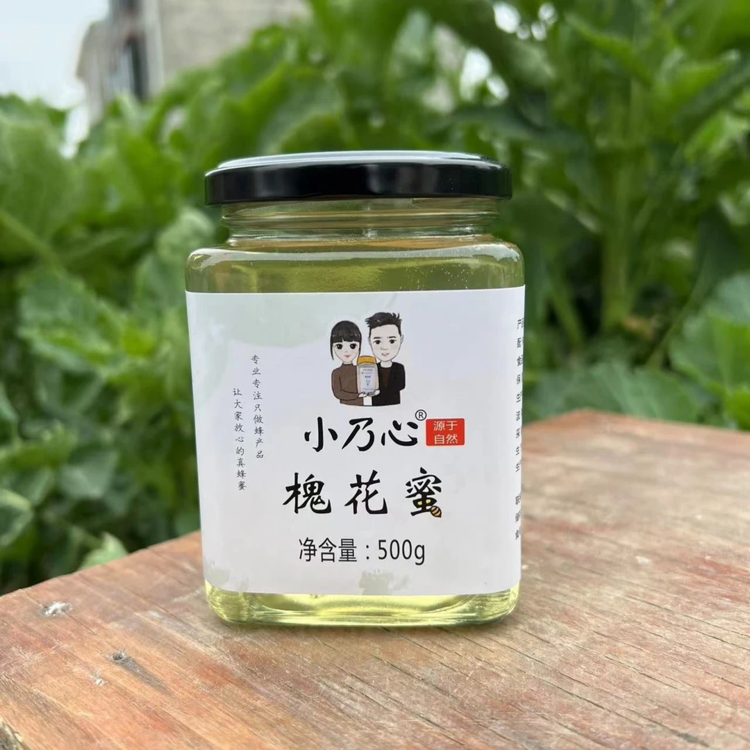 小乃心槐花蜂蜜 水白蜜 500克/瓶 洋槐蜜 假一赔十 买2送1真蜂蜜