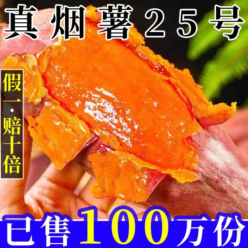 【振友】正宗山东烟薯25号新鲜沙地现挖红薯红糖心蜜薯番薯当季应一