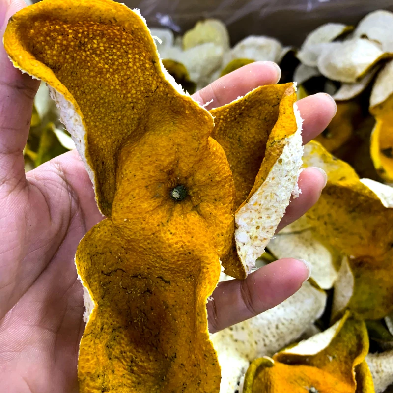 2024东甲原枝大红柑皮新会日晒