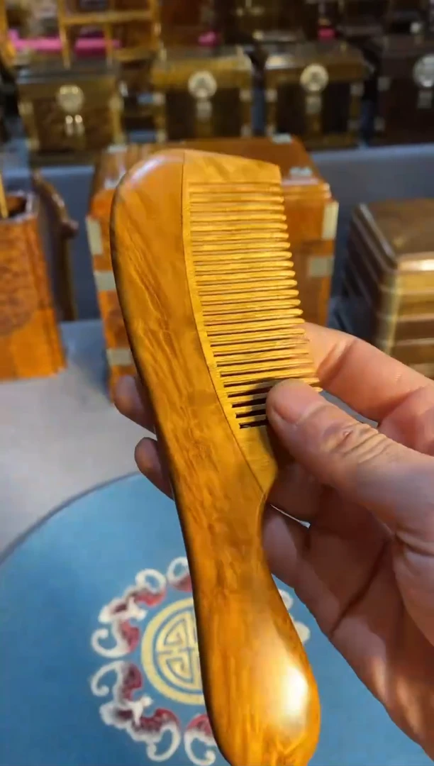【闪购商品】乌木类成套家具金丝楠长梳 52