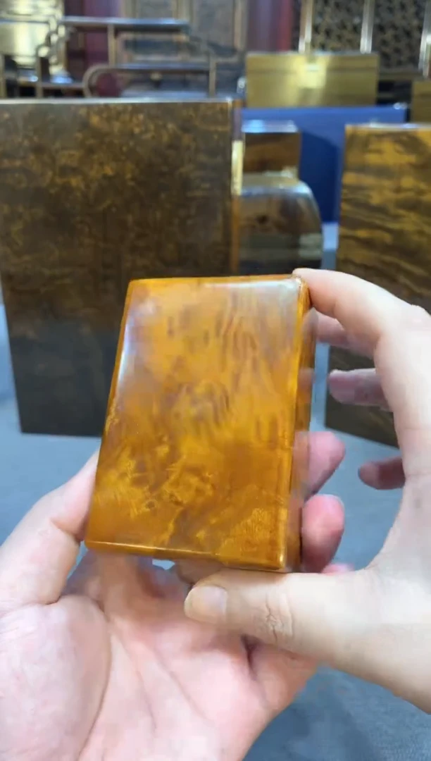 【闪购商品】乌木类成套家具 金丝楠小叶桢楠烟盒