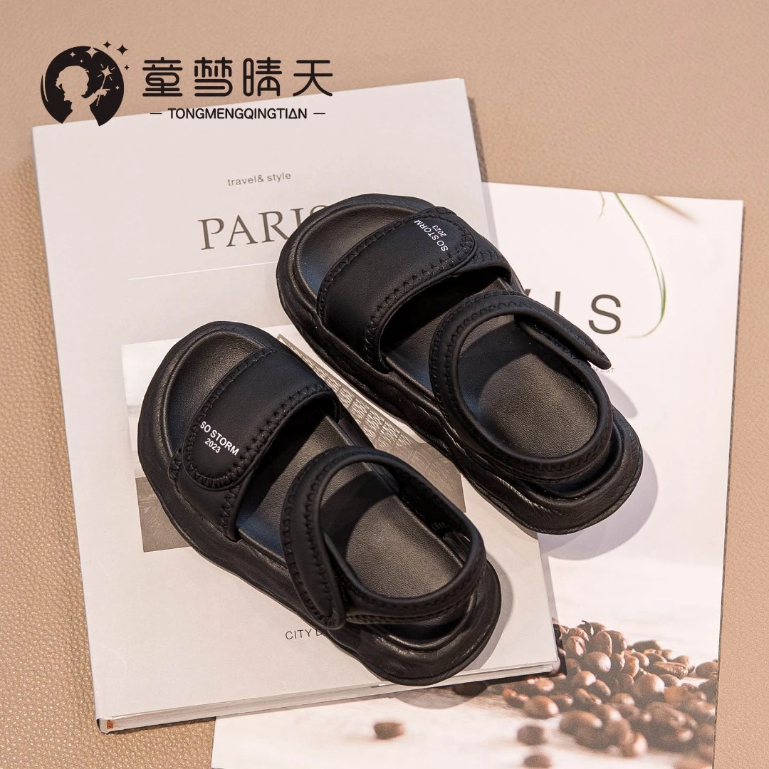 童梦晴天男童运动凉鞋2025夏季新款女童鞋子中大童软底夏款宝宝鞋