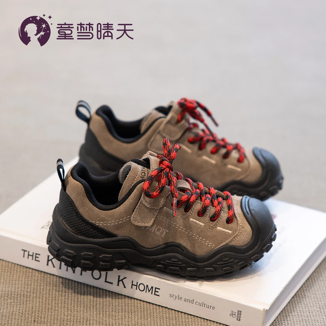 童梦晴天女童运动鞋2024新款春秋儿童跑步鞋轻便软底户外大童鞋子