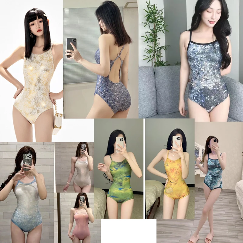 竞速高品质吊带游泳衣潜水服专业泳衣显瘦运动女速干紧身连体性感
