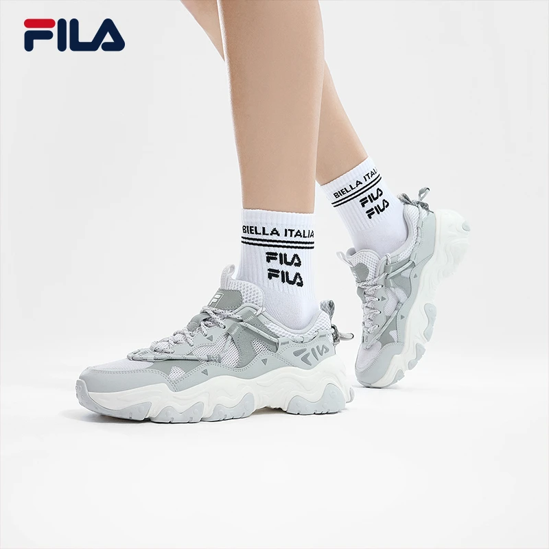 FILA斐乐情侣猫爪5时尚百搭复古潮流经典厚底老爹鞋M/F12W422103F