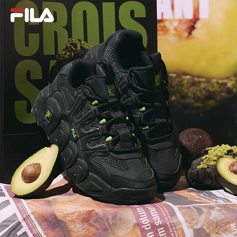 【双十一】FILA斐乐秋冬可颂情侣款复古可颂老爹鞋M/F12W342103F