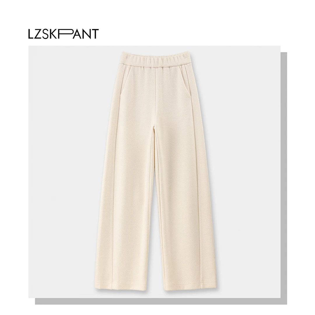 （李总说裤）简约时尚设计师宽松高街休闲阔腿裤MW16A312