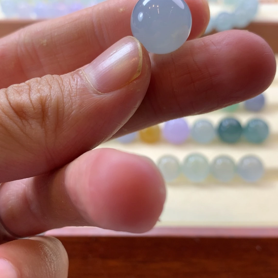 定制翡翠未镶嵌珠子13.7