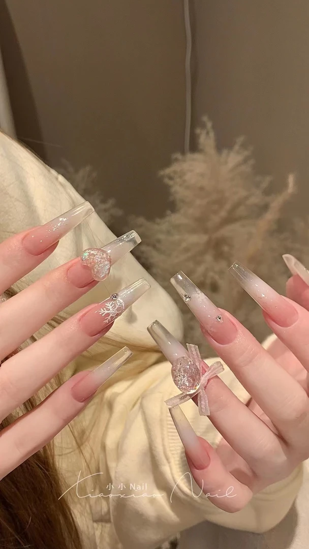 华切天花板镀底冰花10m肥方  梧州特彩水晶料精品美甲钻DIY