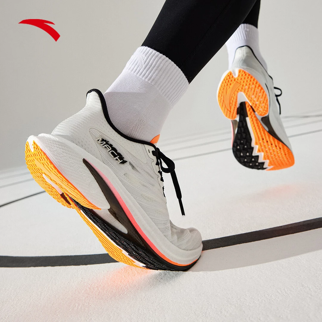 安踏马赫4代丨氮科技男鞋运动鞋缓震竞速训练跑步鞋112435583XF