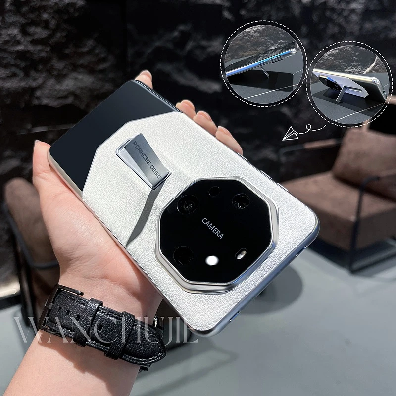 非凡大师秒变RS保时捷适用华为mate60pro隐形支架手机壳mate50pro