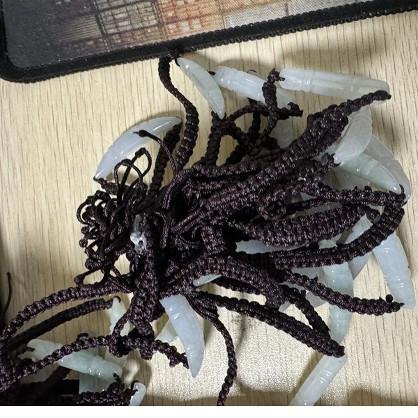 天然翡翠A货 翡翠黑色藕节手绳 多样性 随机发货一件