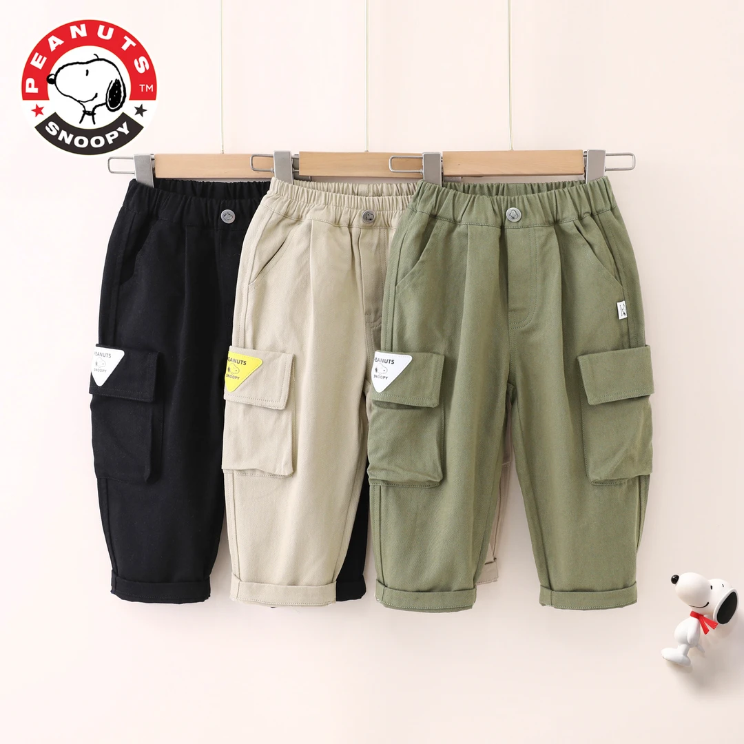 Snoopy/史努比水洗棉全棉工装裤KRS103