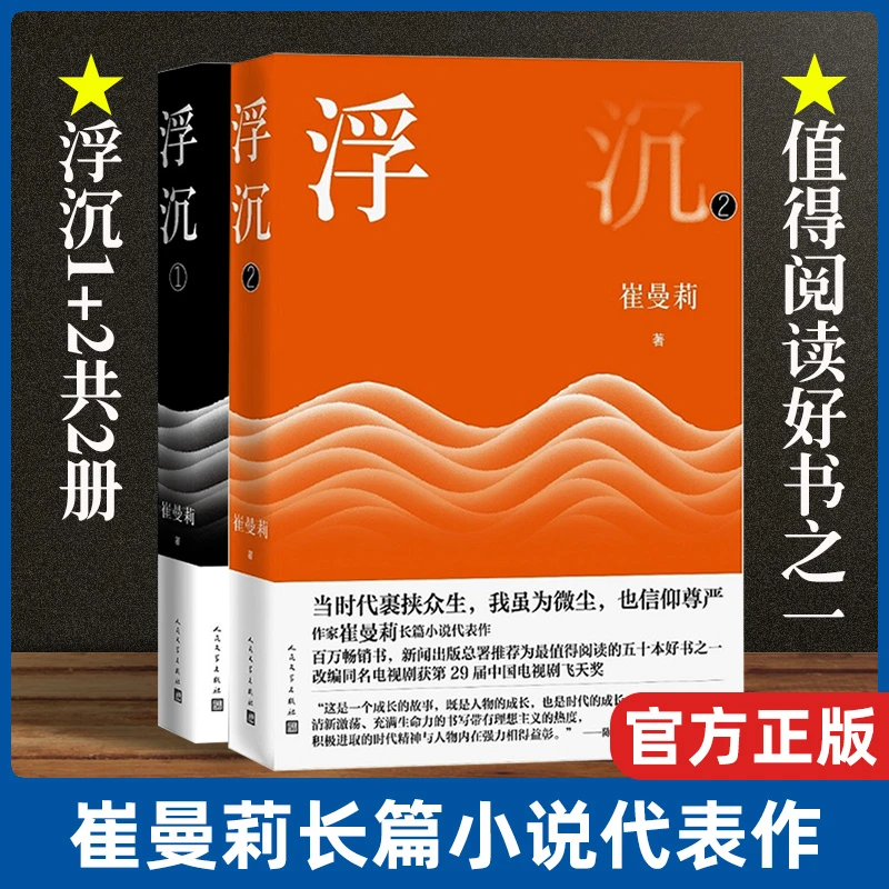 浮沉(第一部+第二部)崔曼莉著 中国现当代文学 短篇长篇小说散文