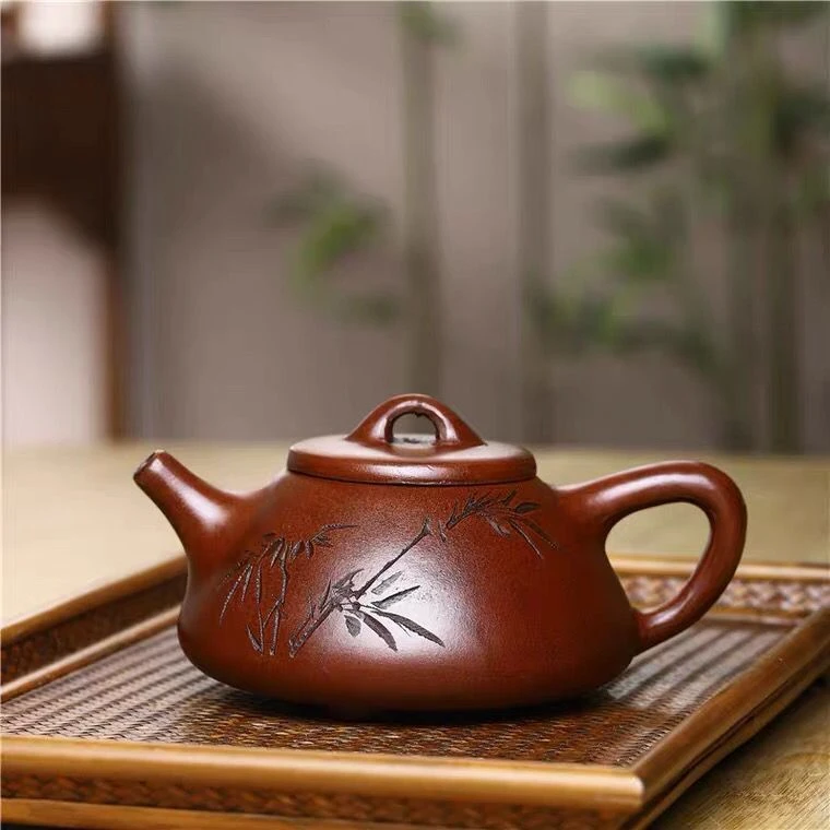 清仓处理老一厂库存子冶石瓢手工制作宜兴紫砂壶茶壶