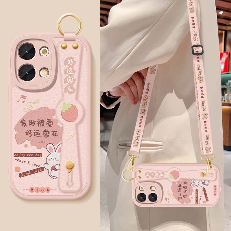 opporeno9手机壳reno9pro斜挎腕带挂绳reno9pro+全包防摔硅胶软壳